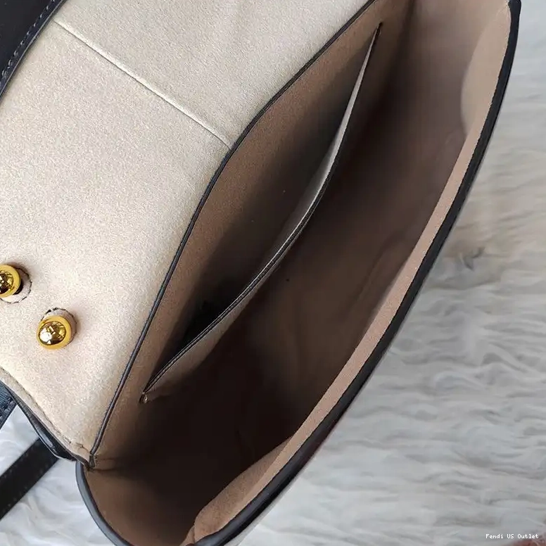 Cheap HOT Calf In Bag Medium Fendi Leather Black C'mon 0510